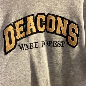 Wake forest crew neck sweatshirt